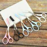 Eyebrow Scissors Set with Comb Stainless Steel Grooming Tool