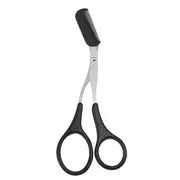 Eyebrow Scissors Set with Comb Stainless Steel Grooming Tool