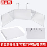 Folding Makeup Mirror with LED Lights and 3‑Way Adjustable Design