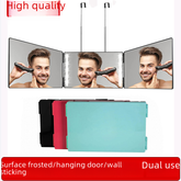 Folding Makeup Mirror with LED Lights and 3‑Way Adjustable Design