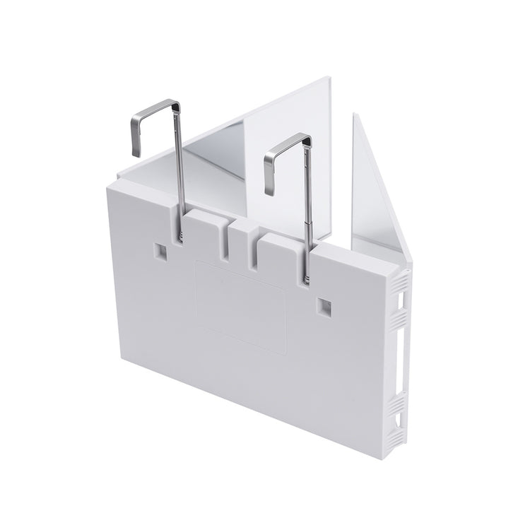 Folding Makeup Mirror with LED Lights and 3‑Way Adjustable Design